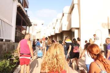 Un pasacalles anima a Melenara a vivir sus fiestas (Foto Briand Rodríguez)